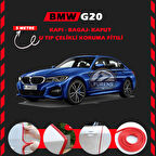 Bmw G20 Oto Araç Kapı Koruma Fitili 5metre Parlak Kırmızı Renk