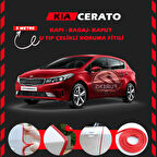 Kia Cerato Oto Araç Kapı Koruma Fitili 5metre Parlak Kırmızı Renk