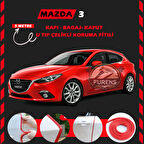 Mazda 3 Oto Araç Kapı Koruma Fitili 5metre Parlak Kırmızı Renk