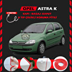 Opel Corsa C Oto Araç Kapı Koruma Fitili 5metre Parlak Kırmızı Renk