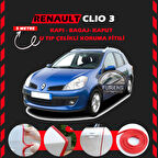 Renault Clio 3 Oto Araç Kapı Koruma Fitili 5metre Parlak Kırmızı Renk