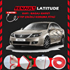 Renault Latitude Oto Araç Kapı Koruma Fitili 5metre Parlak Kırmızı Renk