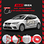 Seat Ibıza Oto Araç Kapı Koruma Fitili 5metre Parlak Kırmızı Renk