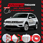 Volksvogen Tiguan Oto Araç Kapı Koruma Fitili 5metre Parlak Kırmızı Renk