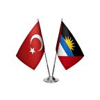 Antiqua & Barbuda İkili Masa Bayrağı