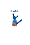 5 adet mavi horoz düdük