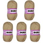 Ören Kadın Favori Örgü İpi Bej (080) 5'Li Paket