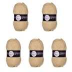 Ören Kadın Favori Örgü İpi Sütlü Kahve (114) 5'Li Paket