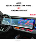 BMW i5 Gösterge Panel ve Bilgi Ekran Uyumlu Mat Ekran Koruyucu
