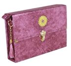 30 Cüz Kuran-ı Kerim Rahle Boy Çantalı (Lila Renk)