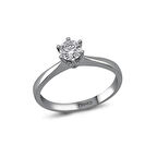 0,25 Karat Pırlanta Tektaş Yüzük