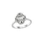 0,38 Karat Pırlanta Baget Yüzük