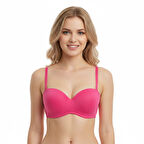 Kadın Straplez Micro Mercan Rengi Sütyen BB2001