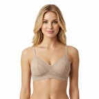 Kadın Tül Dantelli Balensiz Spor Sütyen BB2099