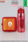 "DEKOMUS CEP DEFTERİ HEDİYELİ" YENİ SEZON LİSANSLI GALATASARAY 700 ML MATARA VE 2 KATLI BESLENME KABI / LUNCH BOX SETİ