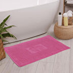 Homedius Banyo Kareli Ayak Desenli Pamuk Ayak Havlusu 50x70cm