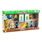 Minecraft 3D Figür Toppeez 12'li Delüks Set Model 2