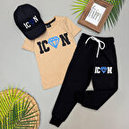 İcon Boy Şapkalı Eşofman Takımı