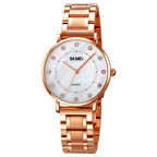 Skmei Yeni Tasarım Rose Gold Kadın Kol Saati Su Geçirmez