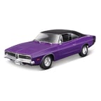 Maisto 1969 Dodge Charger R/T Mor 1/18 Model Araba