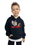 Tom ve Jerry Baskılı Erkek Çocuk  Sweatshirt – Rahat ve Şık Tasarım