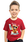 Take it Bear  Baskılı Çocuk Tişörtü | %100 Pamuk, Şık ve Rahat Tasarım