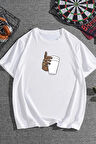 Unisex Tupac Coffee Baskılı Tasarım T-shirt