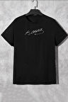 Unisex K.atatürk Imza Baskılı Kısa Kol T-shirt