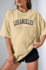 Unisex Los Angles Baskılı Tasarım Tshirt
