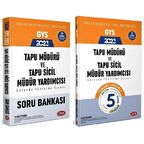 Data 2023 GYS Tapu Kadastro Tapu Müdürü ve Tapu Sicil Müdür Yardımcısı Soru + 5 Deneme 2 li Set Görevde Yükselme Data Yayınları
