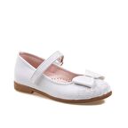 M2S Beyaz Kız Çocuk Fiyonklu Babet