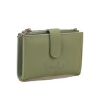 Benetton Yeşil Nano Orta Boy Kartlık Kadın Cüzdan BNT 1300