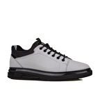 Slayka Beyaz Flex Hakiki Deri Erkek Casual Ayakkabı