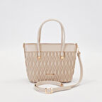 Levidor Vizon Baklava Desen Kadın El Çantası