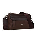 Jacquline Kahverengi Bendis Deri Kadın Çapraz Çanta