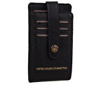 Benetton Siyah Kadın Sofline Deri Kartlık BNT 1249