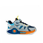 Trend Adımlar Gri Erkek Çocuk Ultra Hafif Yarım Boğaz Sneaker