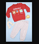 Animal Baskılı Uzun Kollu Takım