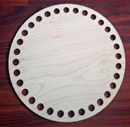 Ahşap 15 Cm Çapında Plaka