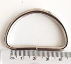 D Halka 4 cm Gümüş