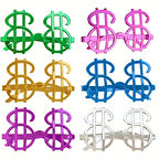 Dolar Şekilli Metalize Parti Gözlüğü 6 Adet TdrTR