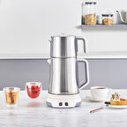 Homend Royaltea Elegant 1775H Konuşan Çay Makinesi Inox Beyaz