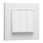 Karea beyaz üçlü anahtar