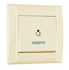 Defne krem ışıklı light