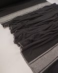 Pano Desen Antrasit Gri Çizgili Jakarlı İnterlok Kumaş Esnek Yumuşacık Hırkalık & Kazaklık 140x280cm (Her Pano)
