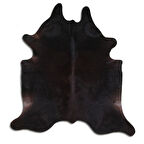 Hakiki Deri Dana Postu Düz Siyah 200 x 210 cm - 62418