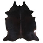 Hakiki Deri Dana Postu Düz Siyah 200 x 210 cm - 61241