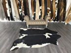 HAKİKİ DERİ DANA POSTU SİYAH - BEYAZ 180 x 230 - 0701000003