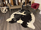 HAKİKİ DERİ DANA POSTU SİYAH - BEYAZ 195 x 240 - 0701000054