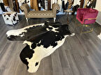 HAKİKİ DERİ DANA POSTU SİYAH - BEYAZ 215 x 250 - 0701000177